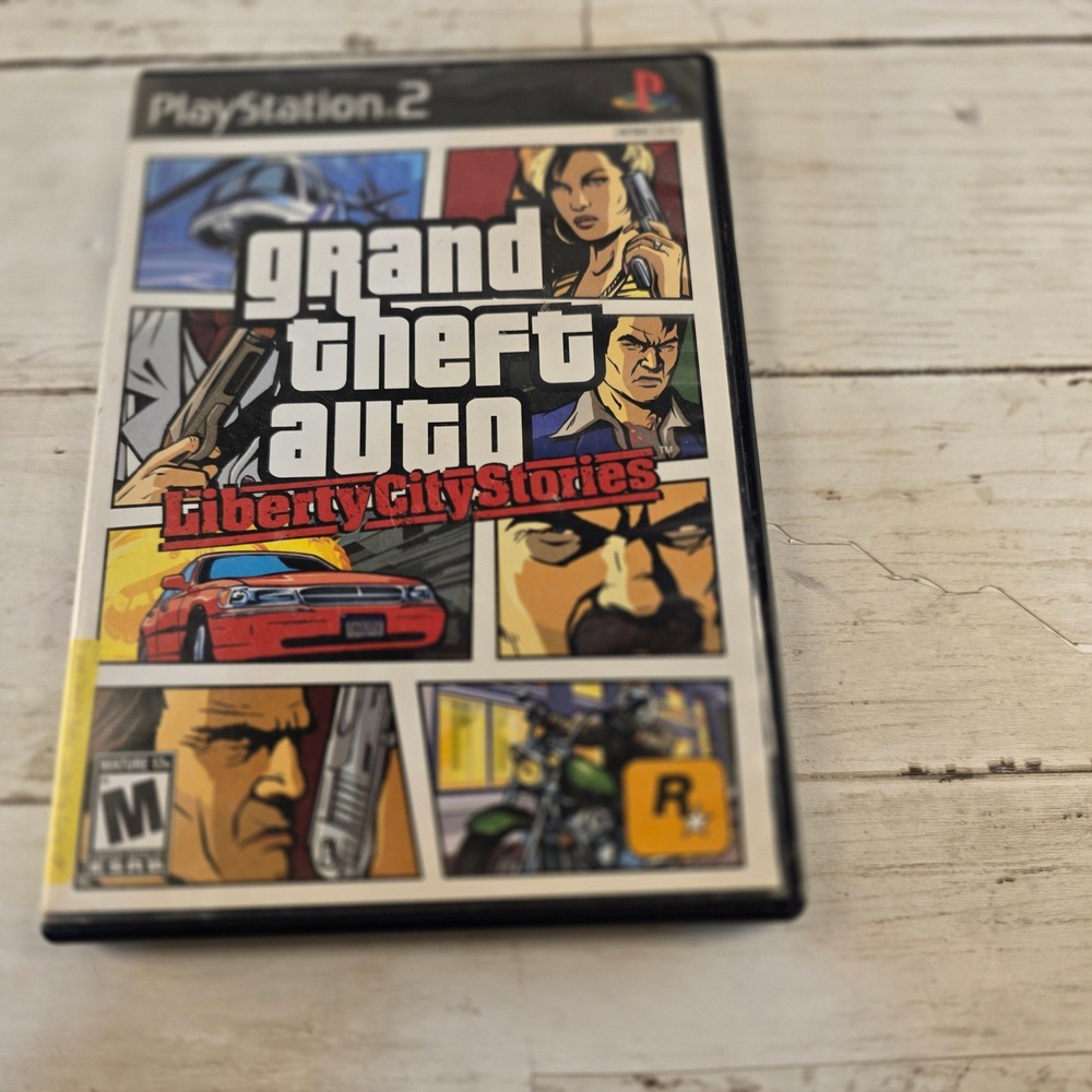 Grand Theft Auto Liberty City Stories Sony PlayStation 2 PS2 Game CIB Rockstar